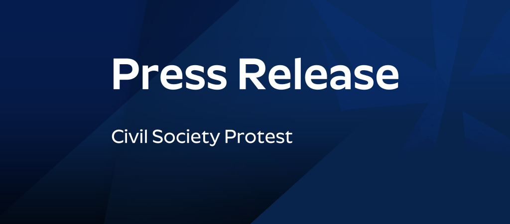 Press Release: Civil Society Protest