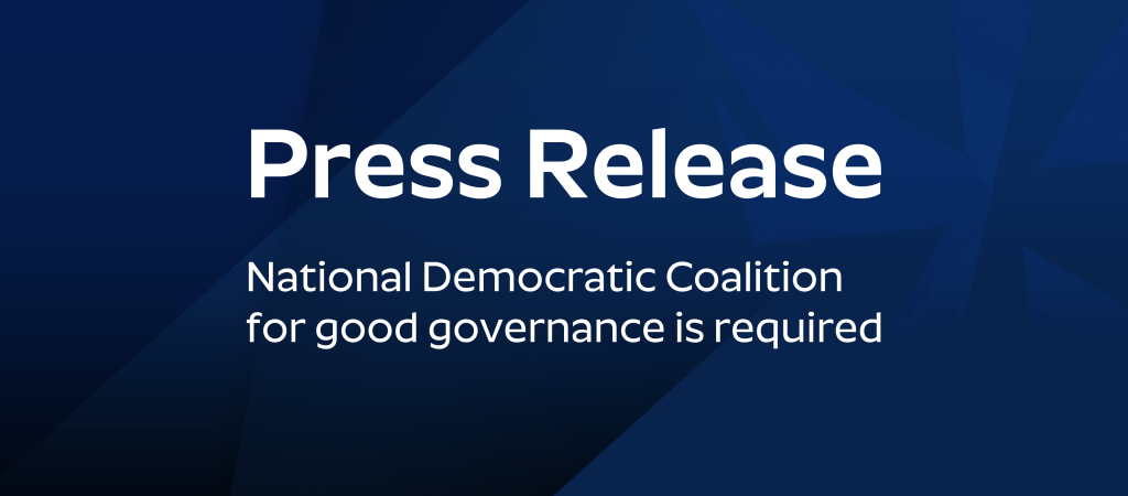 Press Release: National Democratic Coalition for good governance is required